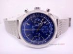 Breitling Transocean Replica Watch - Breitling Transocean Blue Dial Stainless Steel